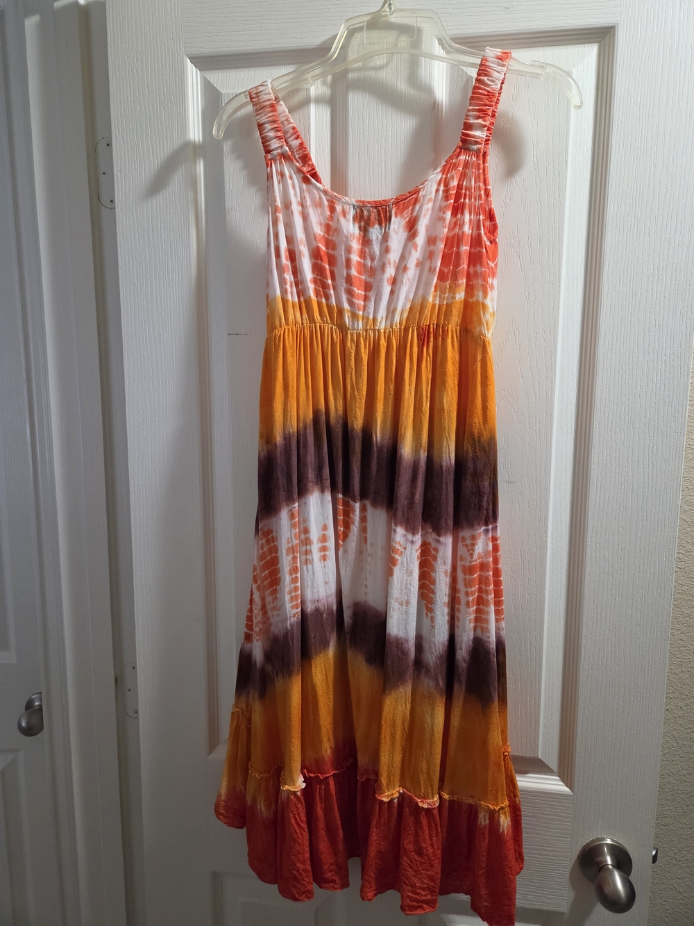 Tie-Dye Sleeveless Maxi Dress, Size M (FITS LIKE AN XS-Small)